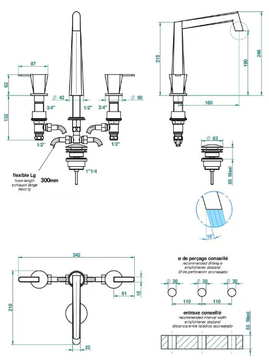 MÉTAMORPHOSE - Basin mixer by THG Paris - view 3